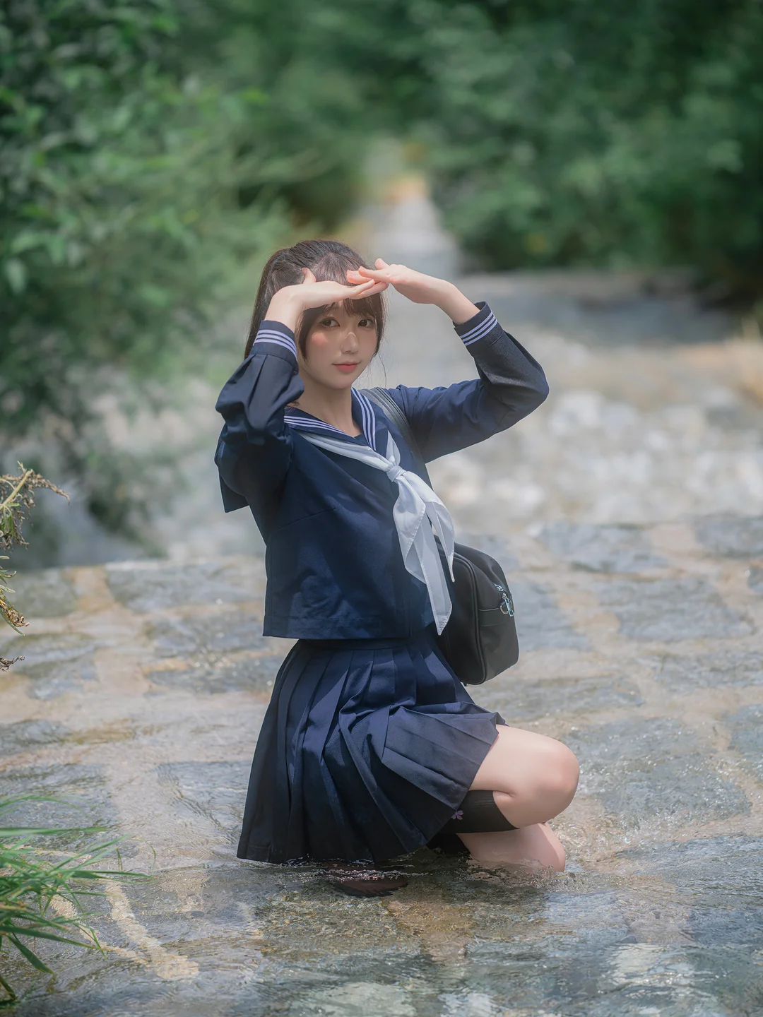 Nagisa魔物喵 – 川で水遊び [110P-327MB] 【丝足阁写真】042.webp