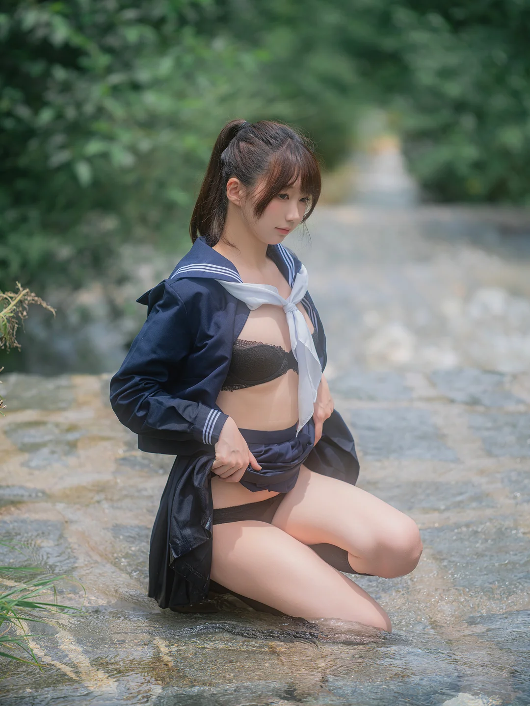 Nagisa魔物喵 – 川で水遊び [110P-327MB] 【丝足阁写真】050.webp