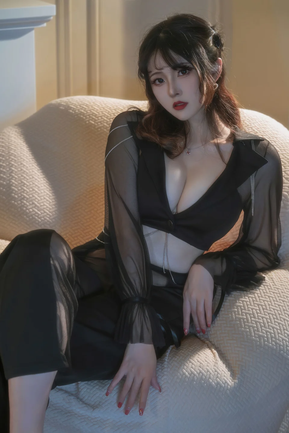 Natsuko_夏夏子 - 朦胧OL [53P 1V] 20241008-154831(13).webp