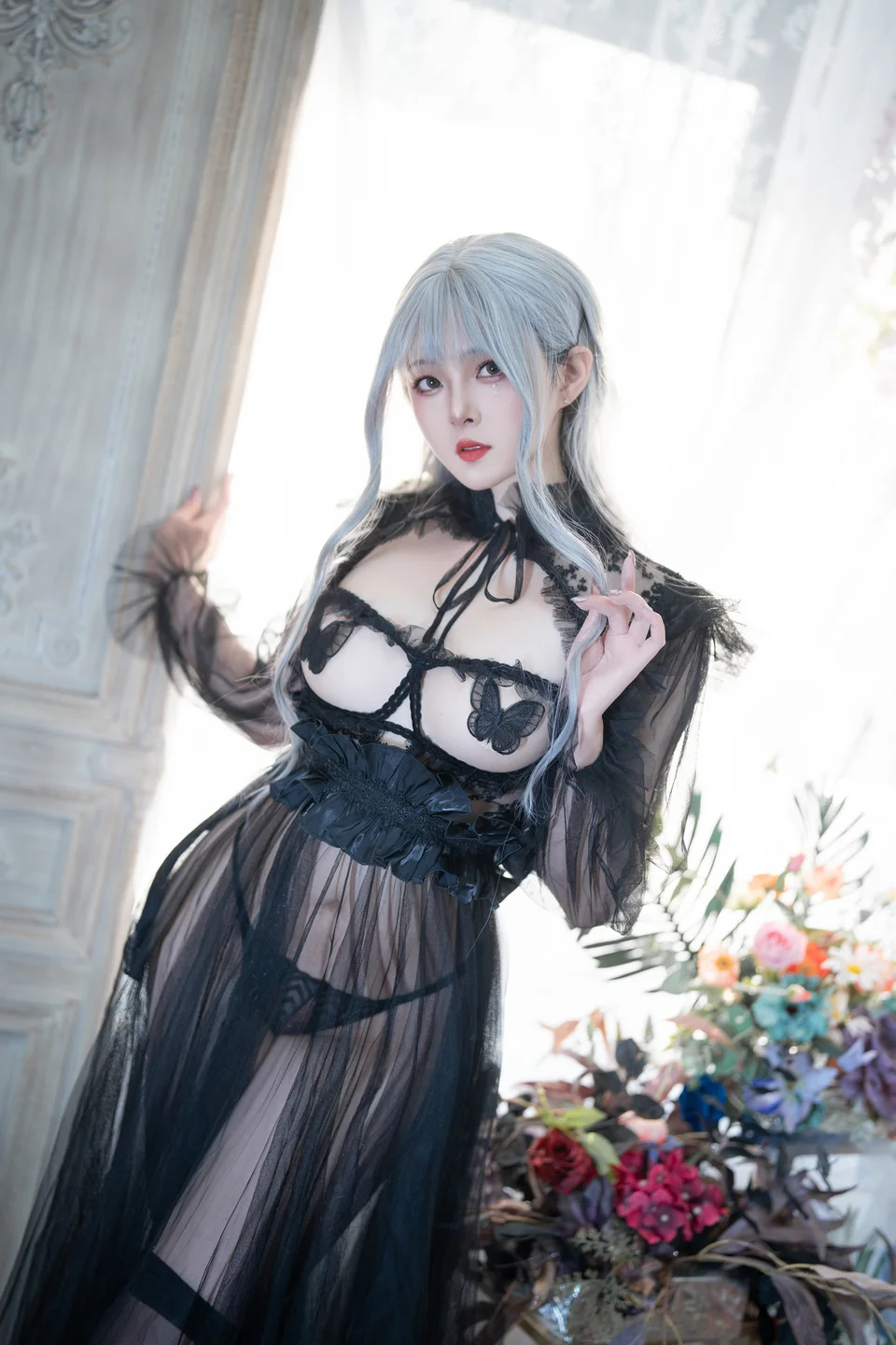 Natsuko_夏夏子 No.064 – 黑蝴蝶 [62P1V-788MB] TG@icoset009.webp