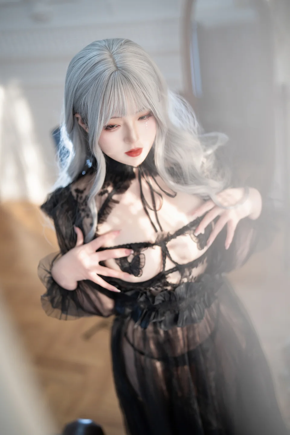 Natsuko_夏夏子 No.064 – 黑蝴蝶 [62P1V-788MB] TG@icoset014.webp