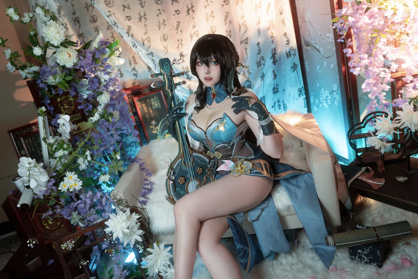 Natsuko_夏夏子 No.069 – 星穹铁道 阮梅 [76P-574MB] 【丝足阁写真】003.webp