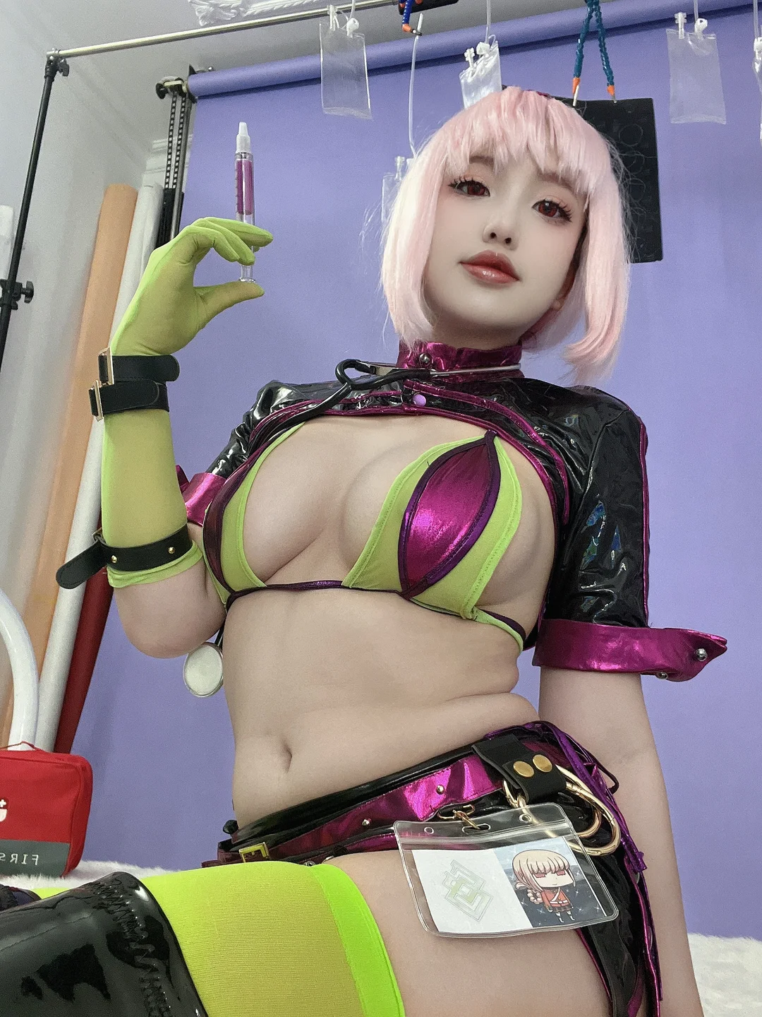 PuyPuy Chan – FGO南丁格尔万圣礼装 [100P8V-1.11GB] 【丝足阁写真】014.webp