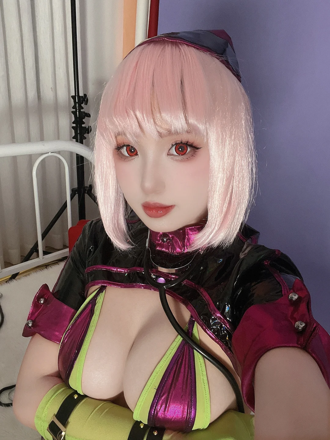PuyPuy Chan – FGO南丁格尔万圣礼装 [100P8V-1.11GB] 【丝足阁写真】021.webp