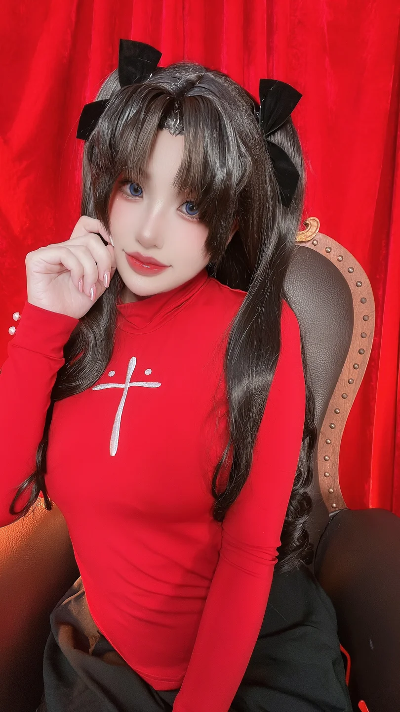 PuyPuy Chan – Rin Tohsaka [97P-470MB] 【丝足阁写真】064.webp