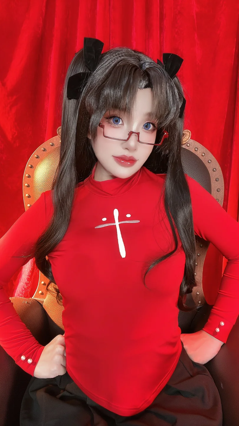 PuyPuy Chan – Rin Tohsaka [97P-470MB] 【丝足阁写真】068.webp
