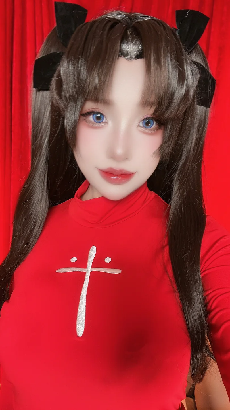 PuyPuy Chan – Rin Tohsaka [97P-470MB] 【丝足阁写真】079.webp