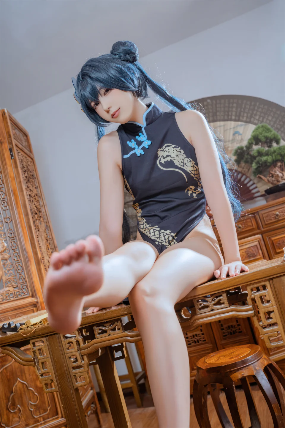 Quan冉有点饿 - 旗袍 妃咲 [62P] 20241003-231257(20).webp