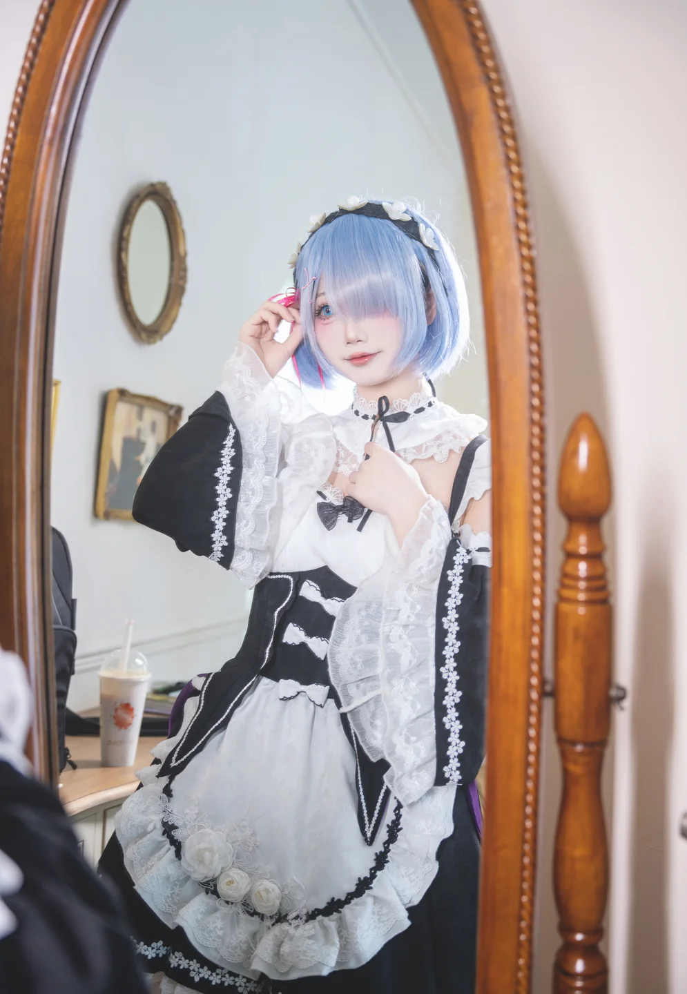 SASA小麋鹿 - 蕾姆 [18P]  tg@simisebaisi13.webp