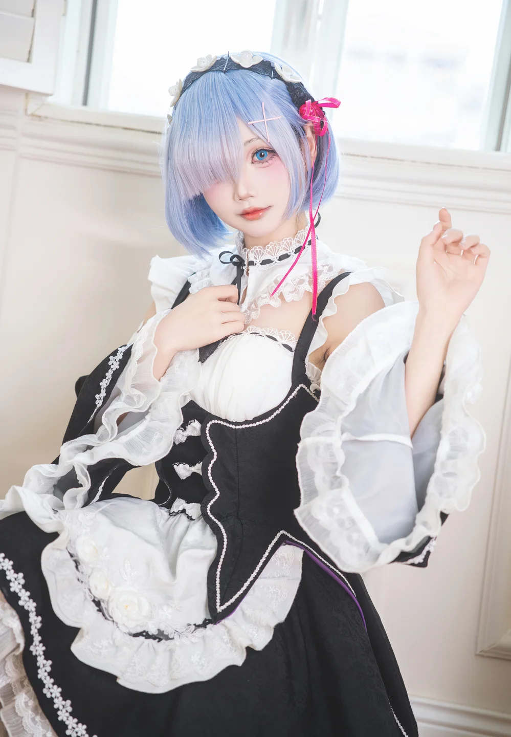 SASA小麋鹿 - 蕾姆 [18P]  tg@simisebaisi15.webp