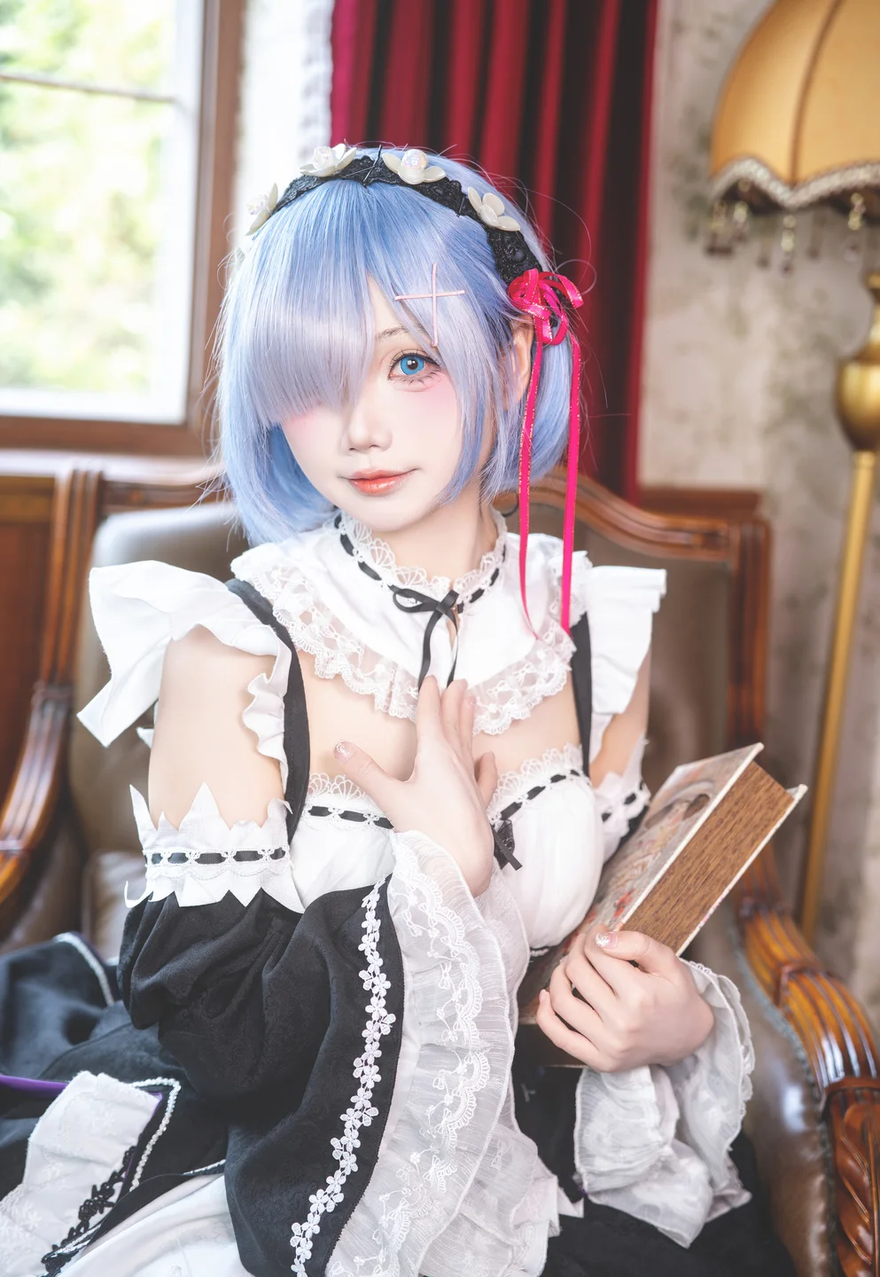SASA小麋鹿 - 蕾姆 [18P]  tg@simisebaisi18.webp