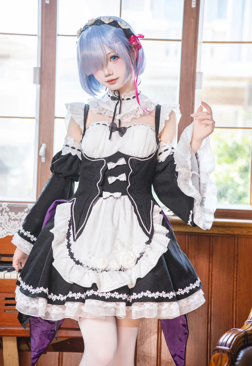 SASA小麋鹿 - 蕾姆 [18P]  tg@simisebaisi3.webp