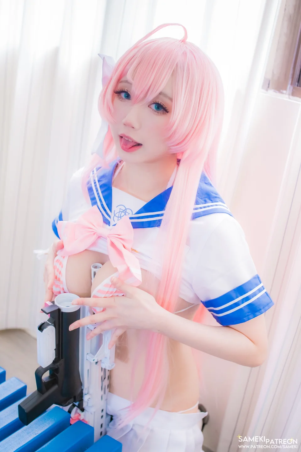 Sameki - 浦和花子 Urawa Hanako - Blue Archive [54P-91MB] 018.webp