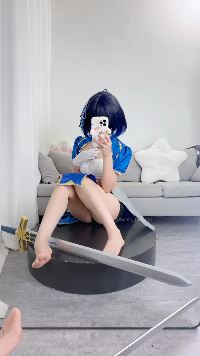 Seele麦麦 No.10 – 崩坏学园2 saber希儿 [41P-149MB] 【丝足阁写真】010.webp