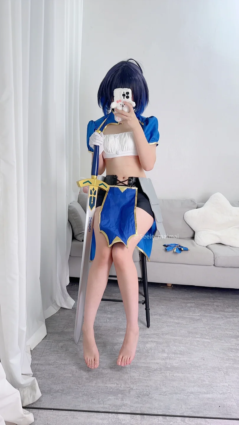 Seele麦麦 No.10 – 崩坏学园2 saber希儿 [41P-149MB] 【丝足阁写真】014.webp