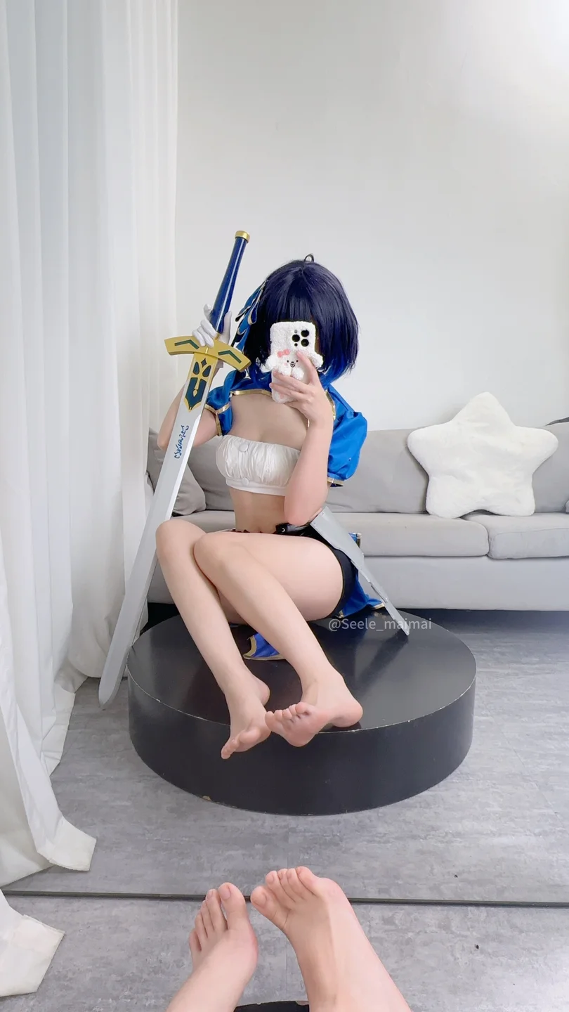 Seele麦麦 No.10 – 崩坏学园2 saber希儿 [41P-149MB] 【丝足阁写真】023.webp