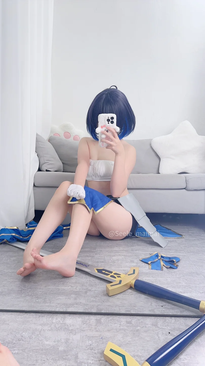 Seele麦麦 No.10 – 崩坏学园2 saber希儿 [41P-149MB] 【丝足阁写真】036.webp