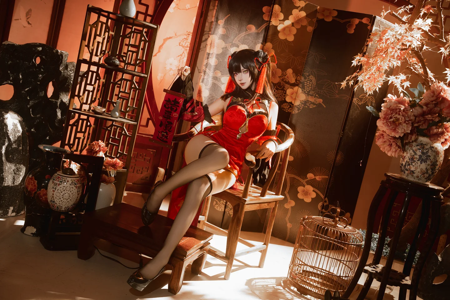Seya狮砸 – 25年01月限定 狂三旗袍 [12P-149M] TG@icoset005.webp