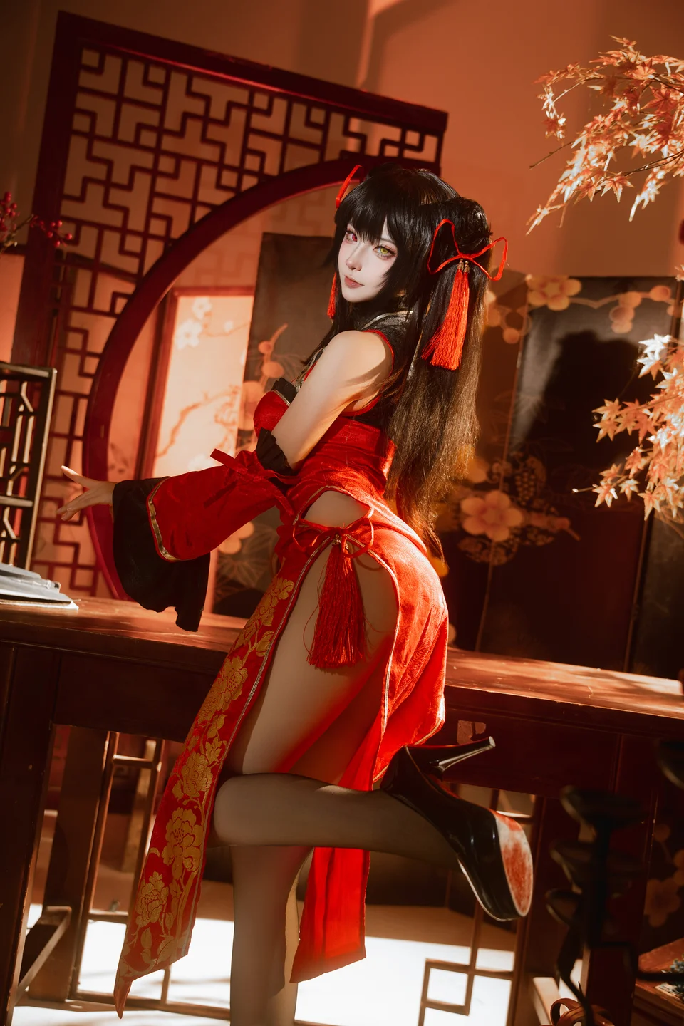 Seya狮砸 – 25年01月限定 狂三旗袍 [12P-149M] TG@icoset006.webp