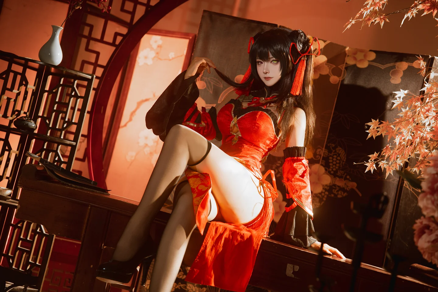 Seya狮砸 – 25年01月限定 狂三旗袍 [12P-149M] TG@icoset011.webp