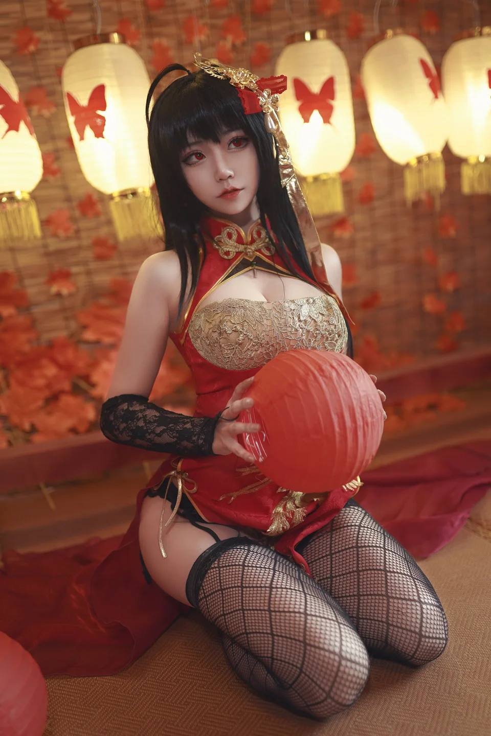 Seya狮砸 - 碧蓝航线 大凤 旗袍 [14P-149MB] 013.webp