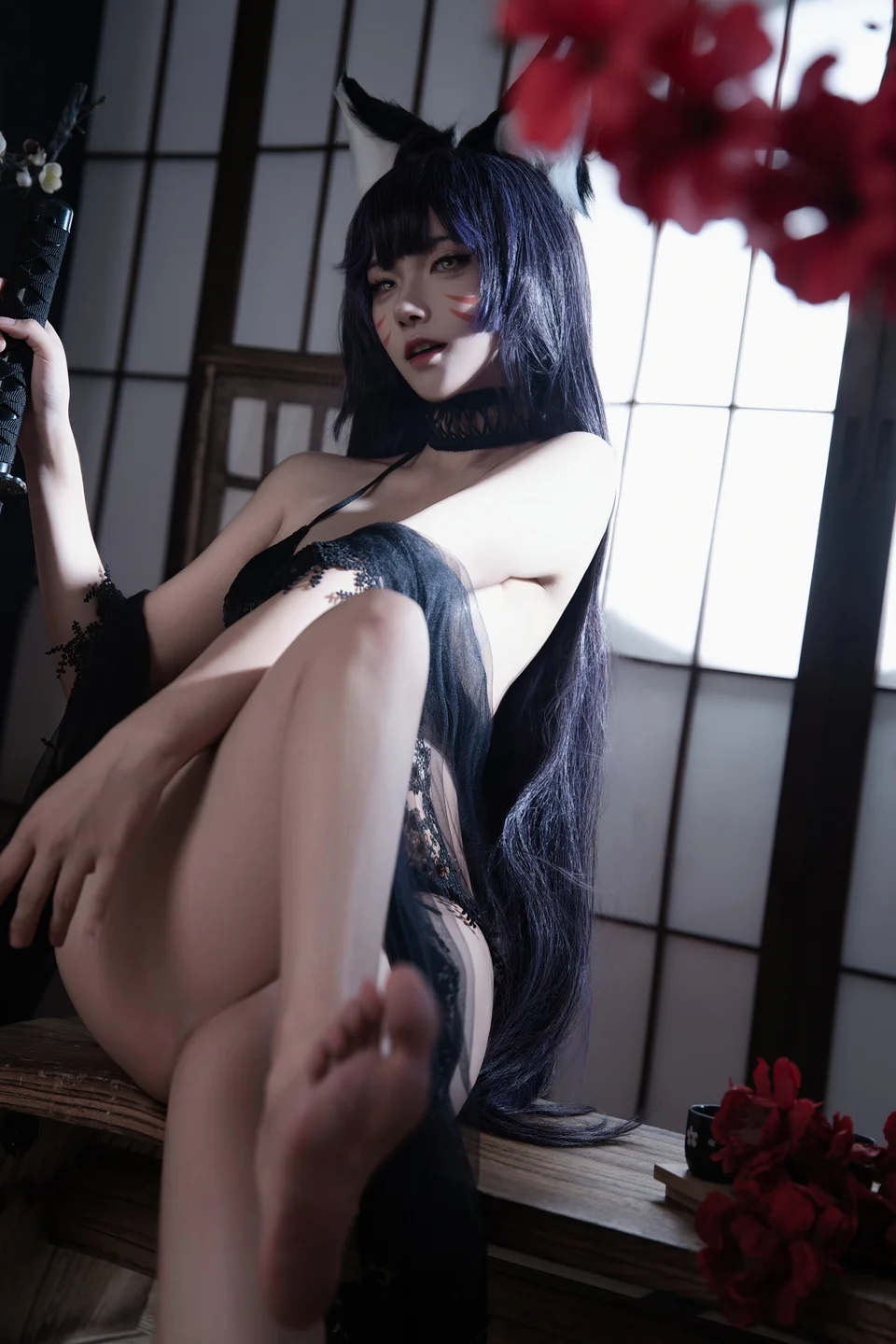 Seya狮砸 - 碧蓝航线 武藏 泳装 [12P-149MB] 007.webp