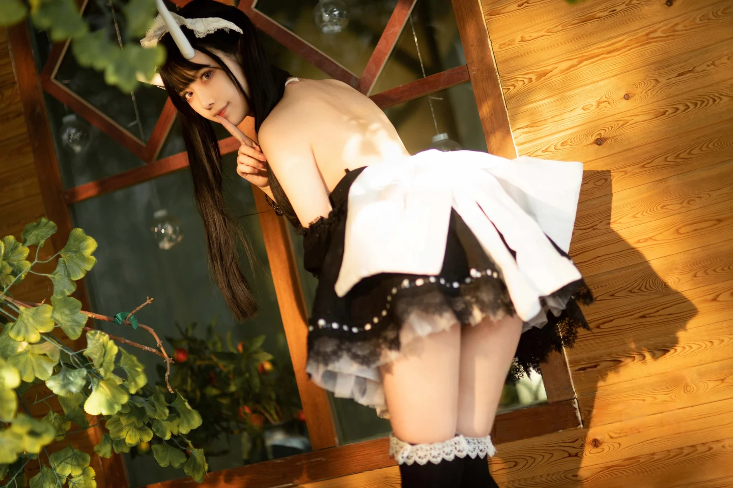 Shika小鹿鹿 – 能代女仆 [44P]