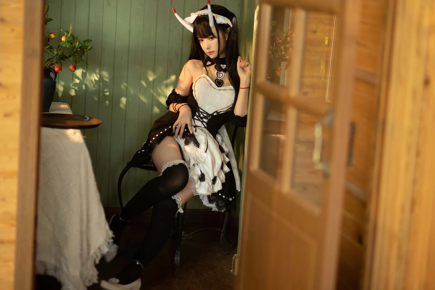 Shika小鹿鹿 – 能代女仆 [44P] TG@simisebaisi019.webp