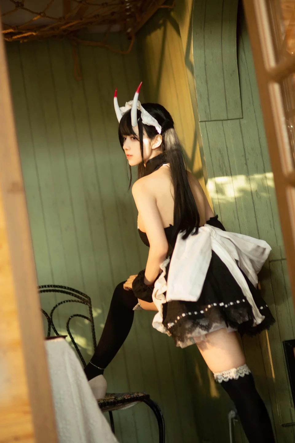 Shika小鹿鹿 – 能代女仆 [44P] TG@simisebaisi021.webp
