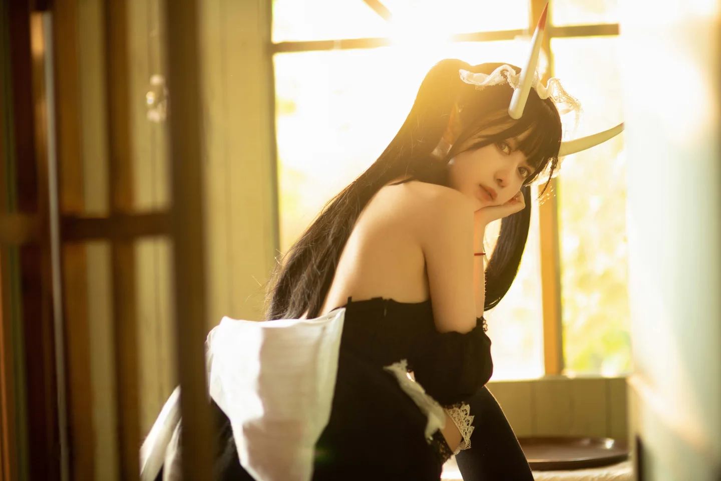 Shika小鹿鹿 – 能代女仆 [44P] TG@simisebaisi023.webp