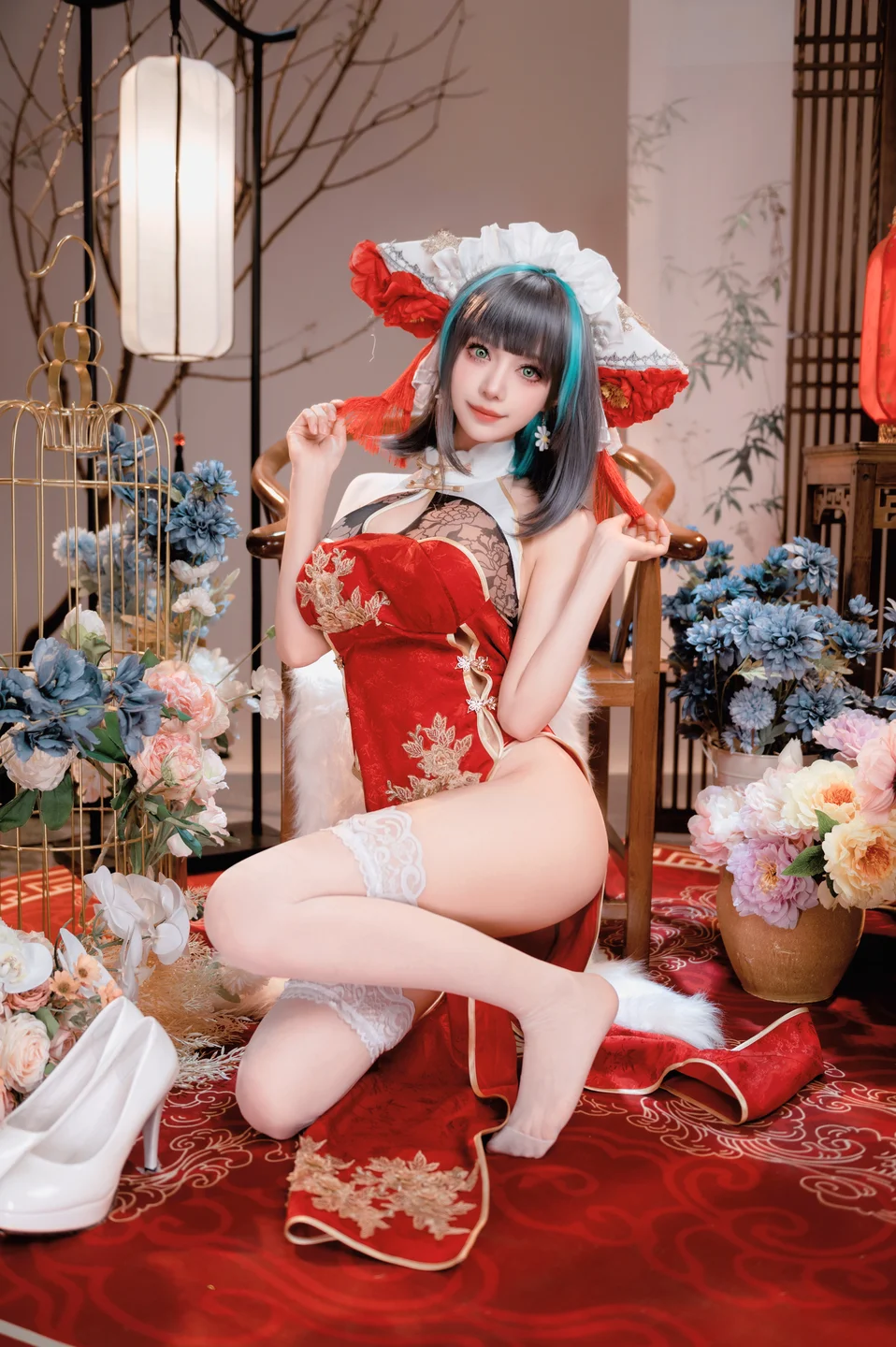 Shika小鹿鹿 - 碧蓝航线 新年柴郡 [16P-232MB] 003.webp