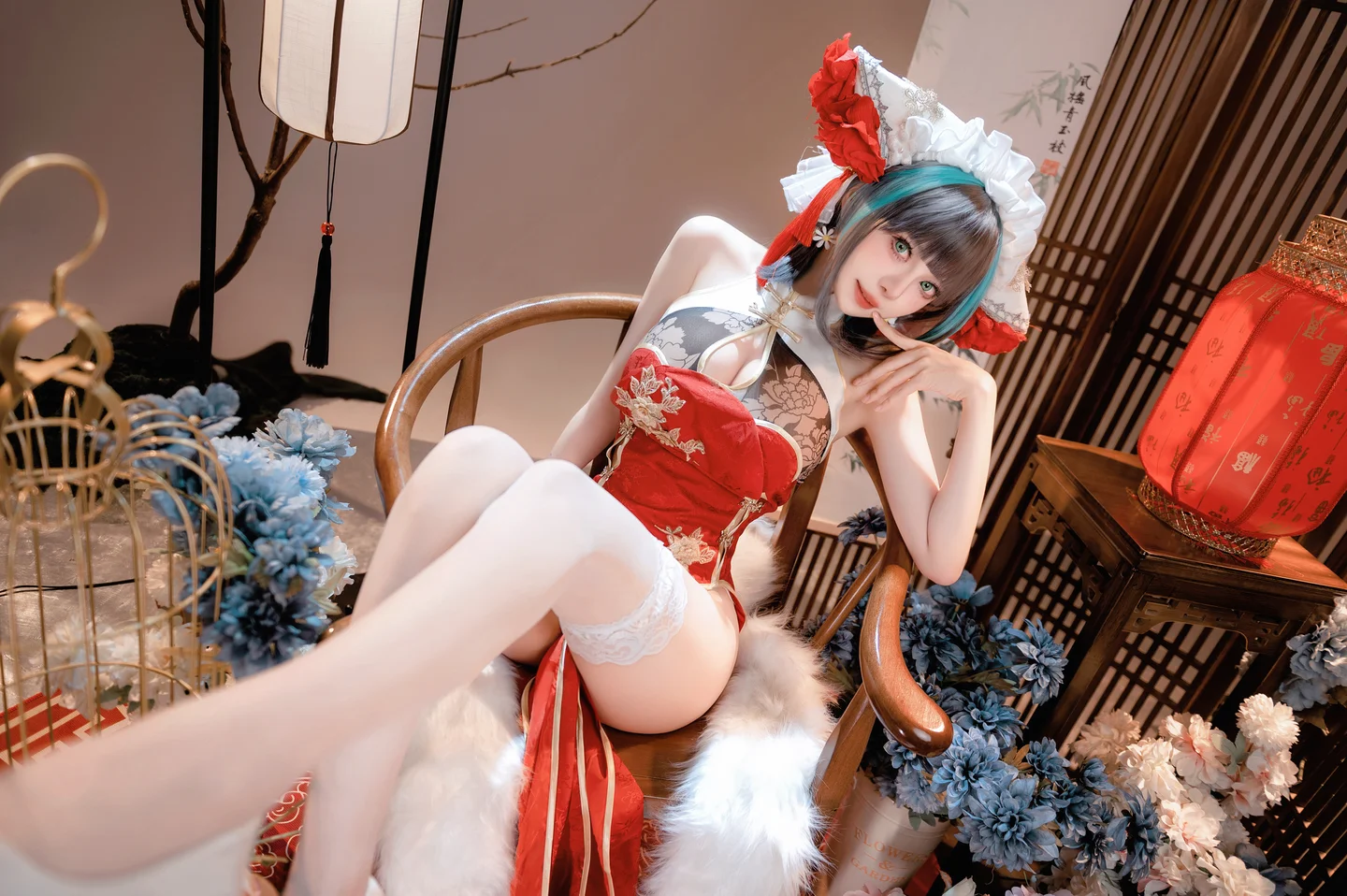 Shika小鹿鹿 - 碧蓝航线 新年柴郡 [16P-232MB] 011.webp