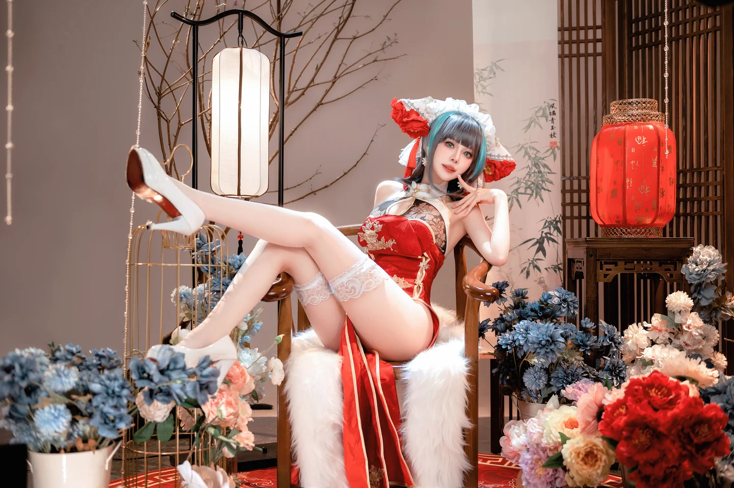 Shika小鹿鹿 - 碧蓝航线 新年柴郡 [16P-232MB] 012.webp