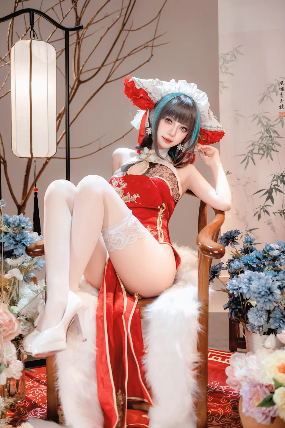 Shika小鹿鹿 - 碧蓝航线 新年柴郡 [16P-232MB] 013.webp