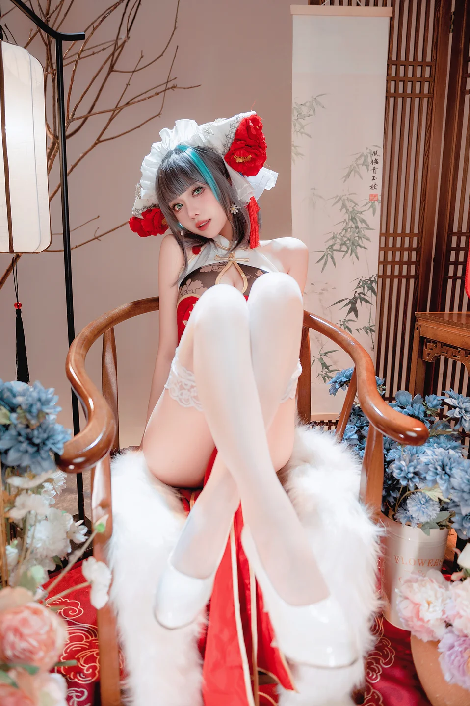 Shika小鹿鹿 - 碧蓝航线 新年柴郡 [16P-232MB] 014.webp