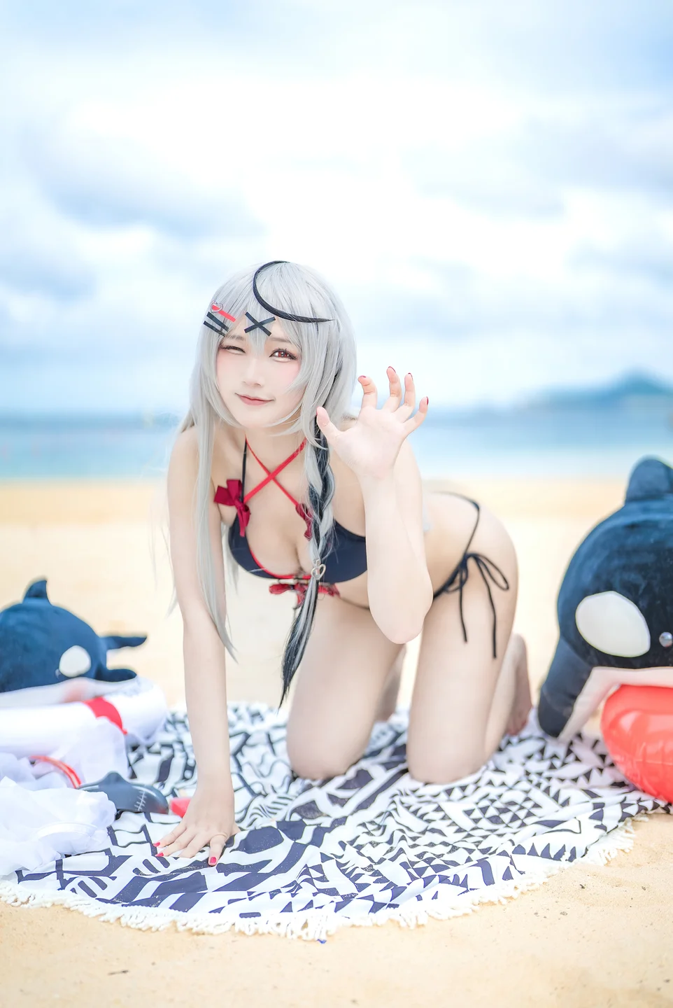Takanashi_Hanari - No.019 Sakamata Chloe bikini [22P-336MB] 009.webp