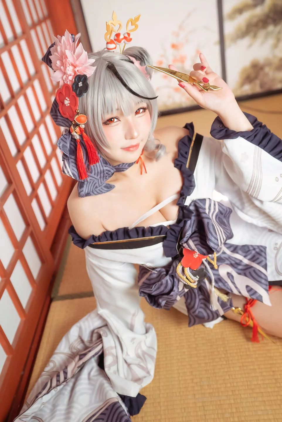 Takanashi_Hanari - Sakamata Chloe yukata [33P-711MB] 009.webp