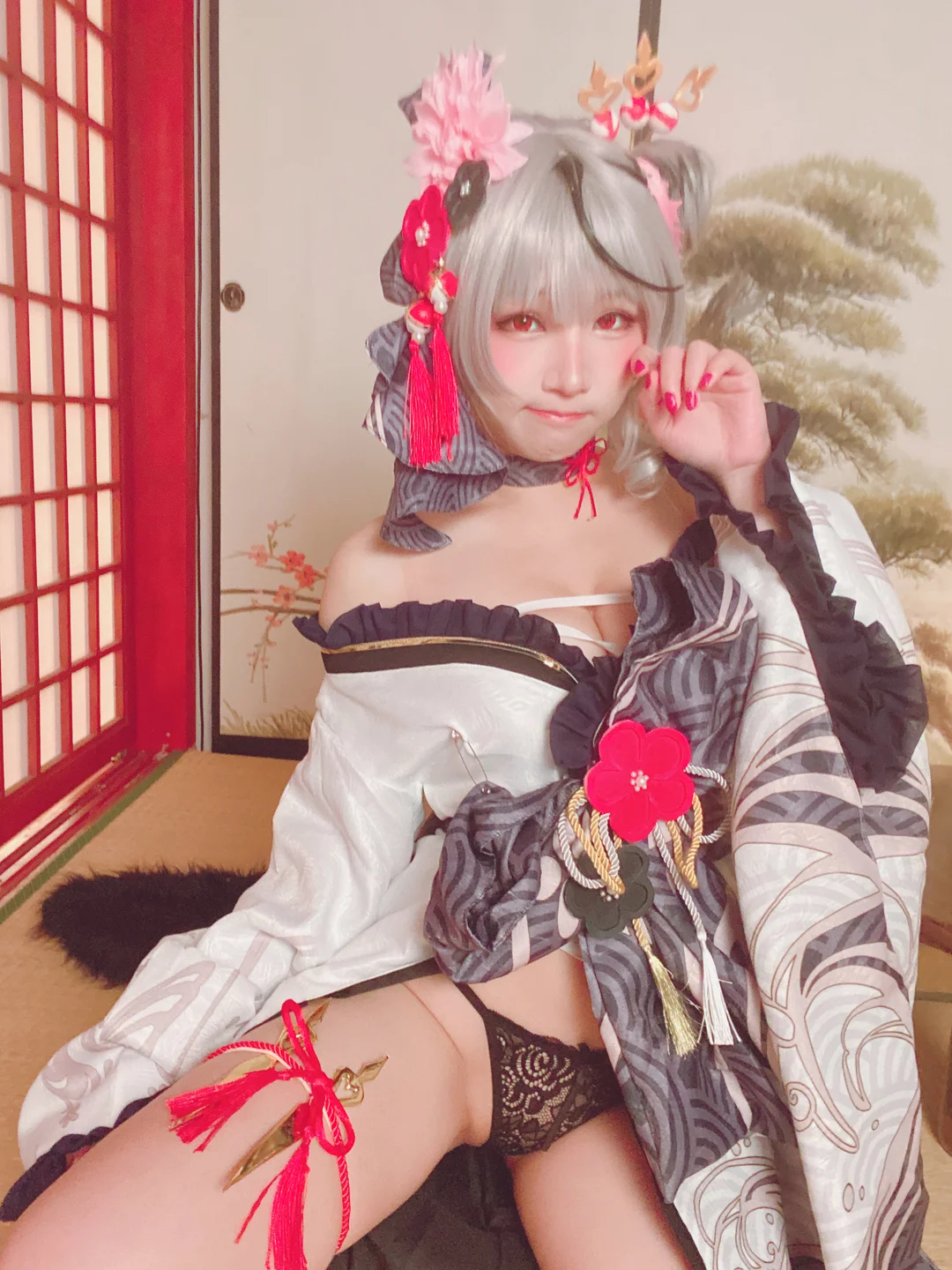 Takanashi_Hanari - Sakamata Chloe yukata [33P-711MB] 022.webp