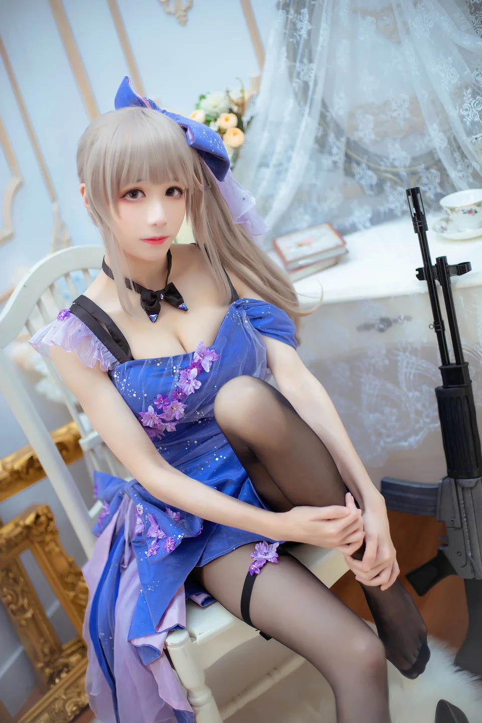 Tomoyo酱 - 少女前线 K2礼服 【丝足阁写真】015.webp