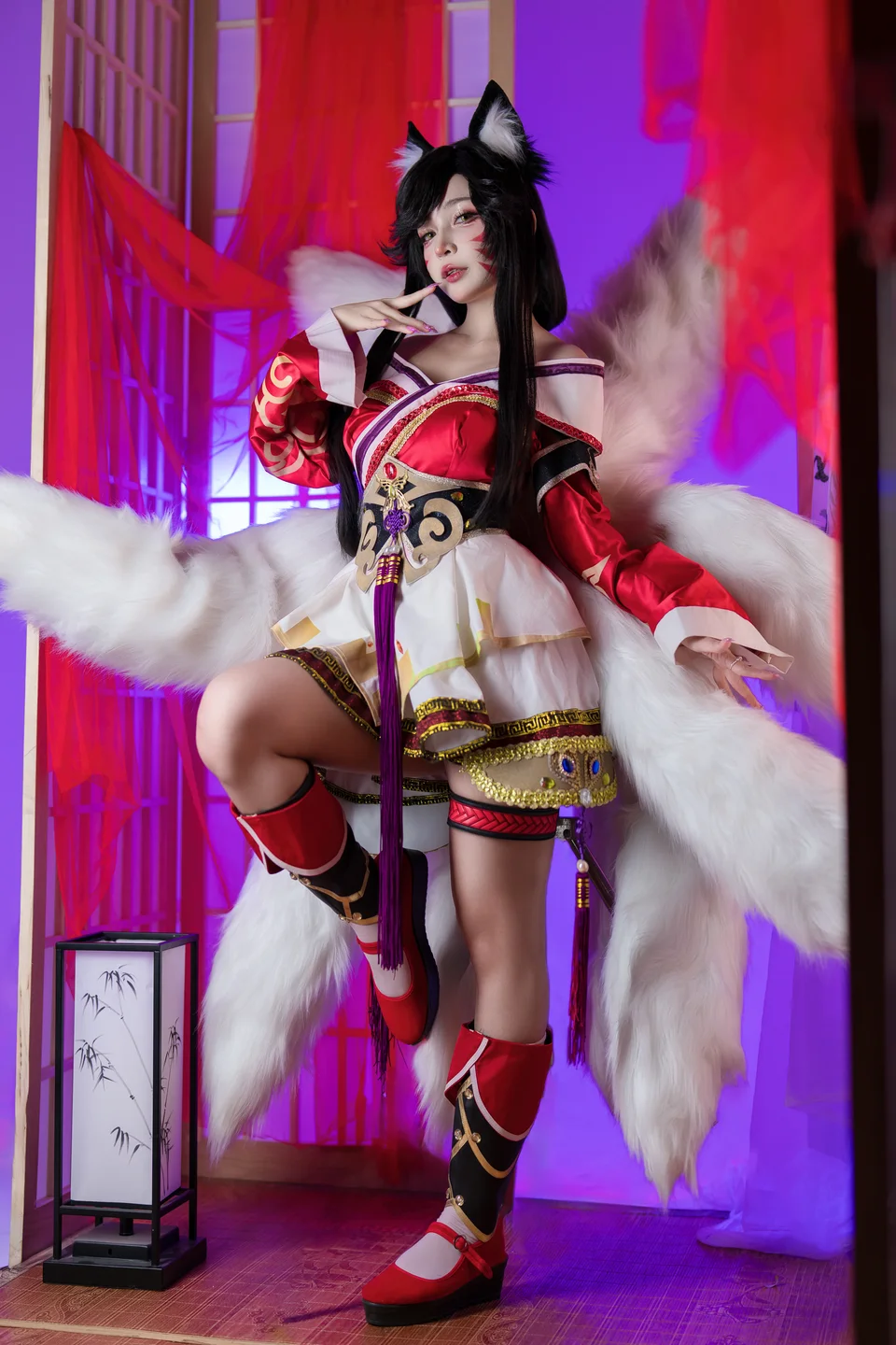 Umeko_J - Ahri-League of Legends  【丝足阁写真】005.webp