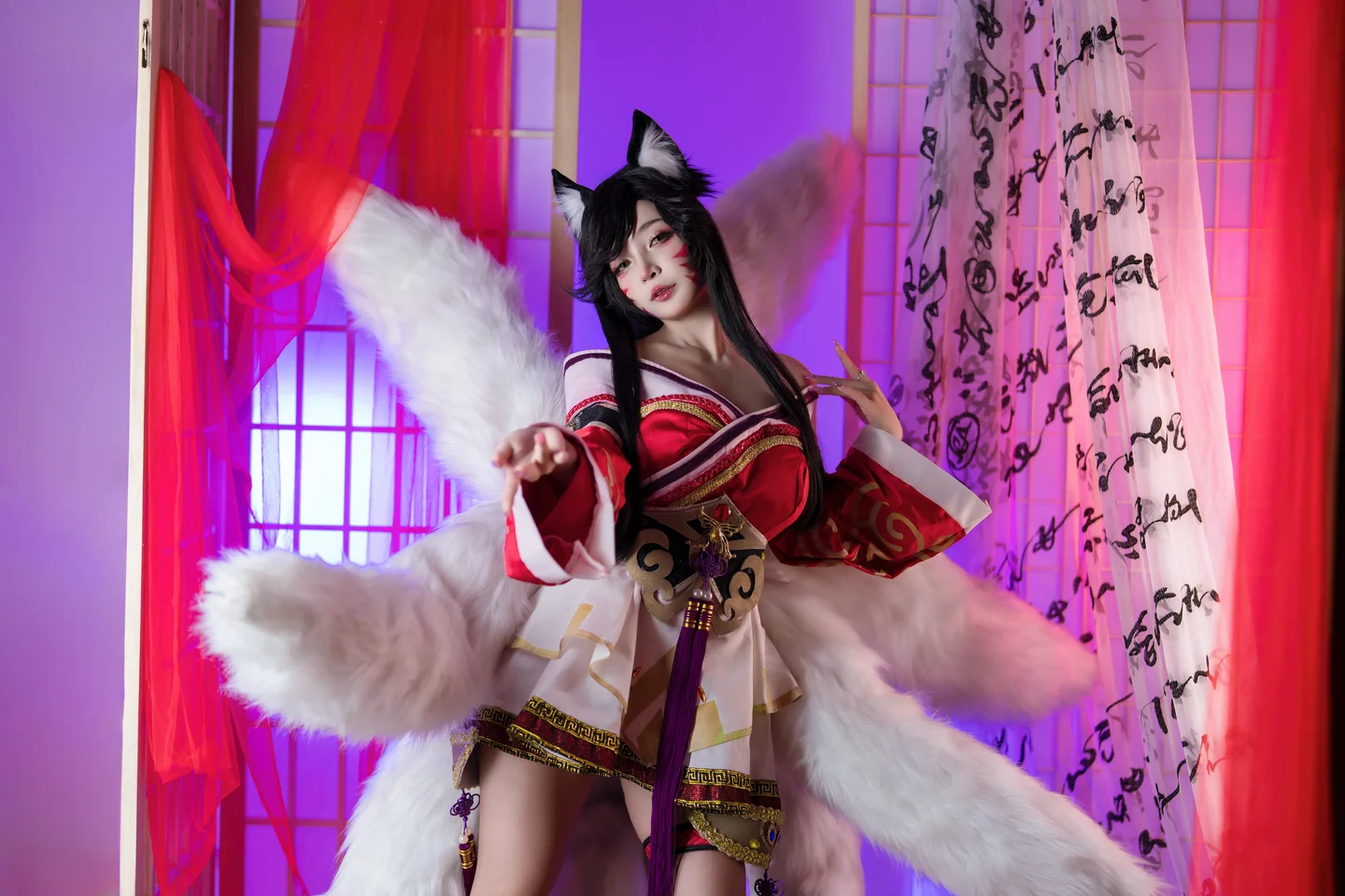 Umeko_J - Ahri-League of Legends  【丝足阁写真】007.webp