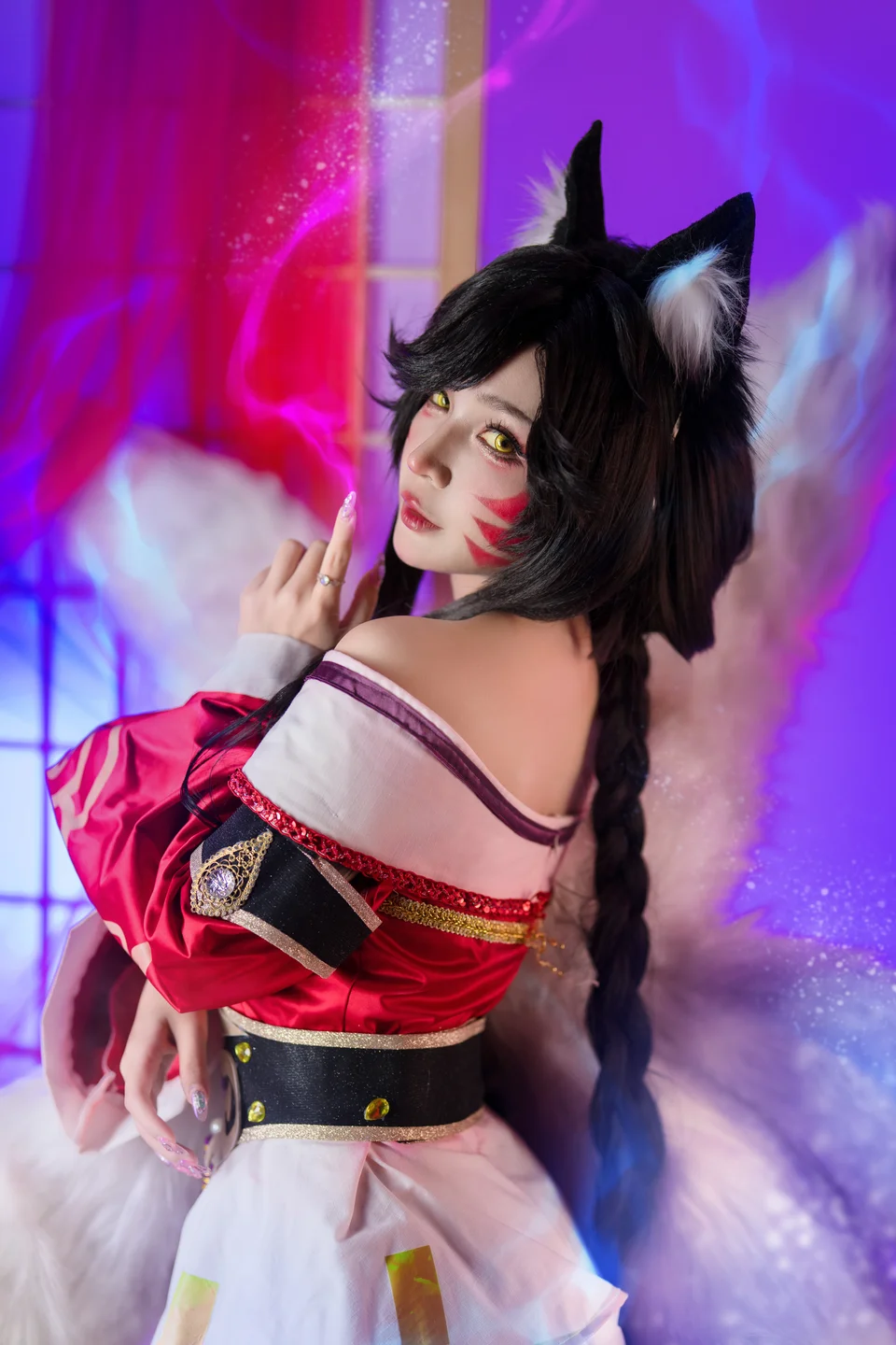Umeko_J - Ahri-League of Legends  【丝足阁写真】010.webp