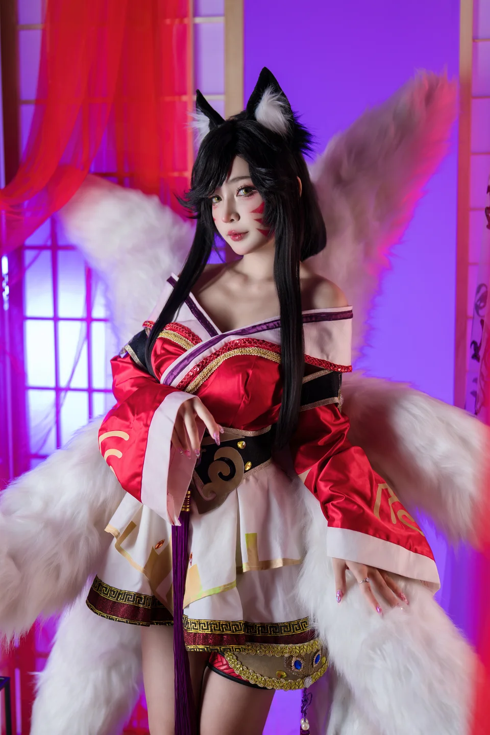 Umeko_J - Ahri-League of Legends  【丝足阁写真】012.webp