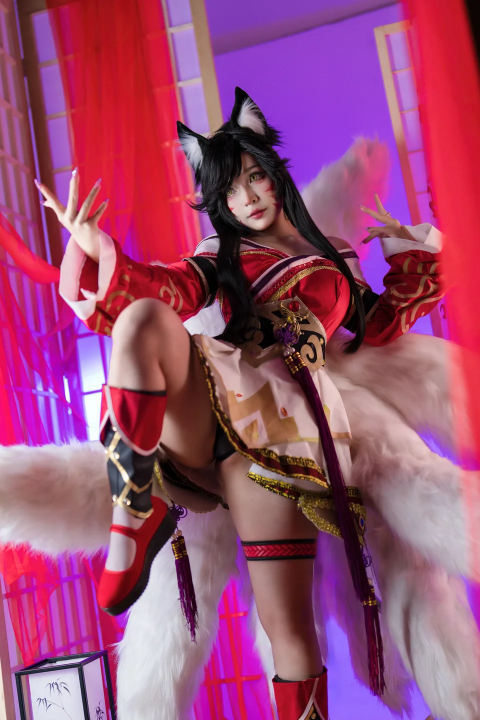 Umeko_J - Ahri-League of Legends  【丝足阁写真】013.webp