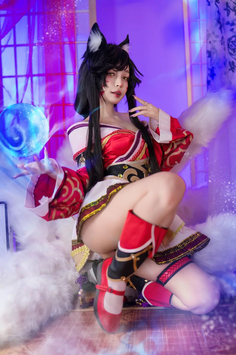 Umeko_J - Ahri-League of Legends  【丝足阁写真】015.webp
