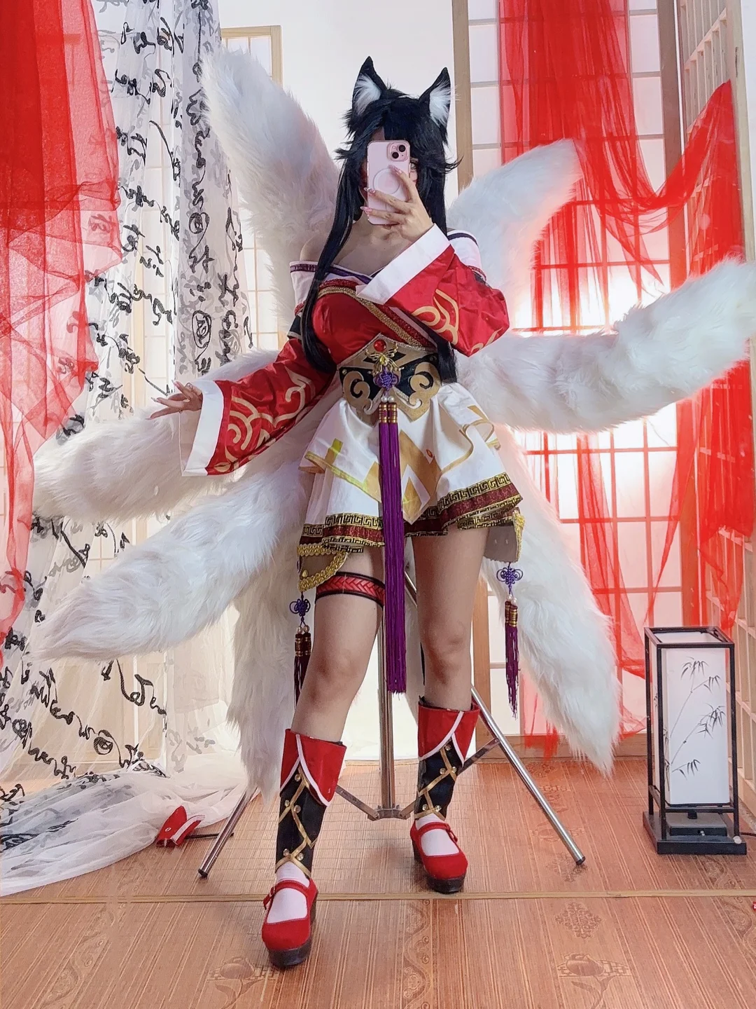 Umeko_J - Ahri-League of Legends  【丝足阁写真】086.webp