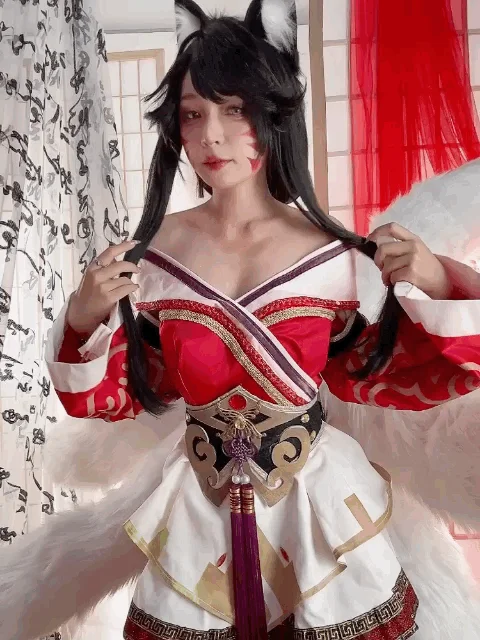 Umeko_J - Ahri-League of Legends  【丝足阁写真】112.webp
