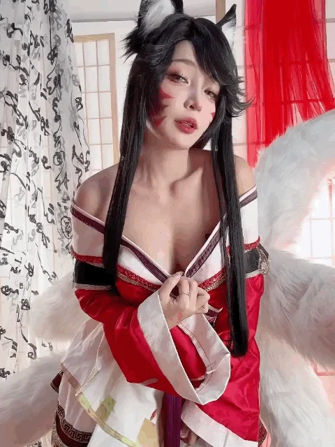 Umeko_J - Ahri-League of Legends  【丝足阁写真】115.webp