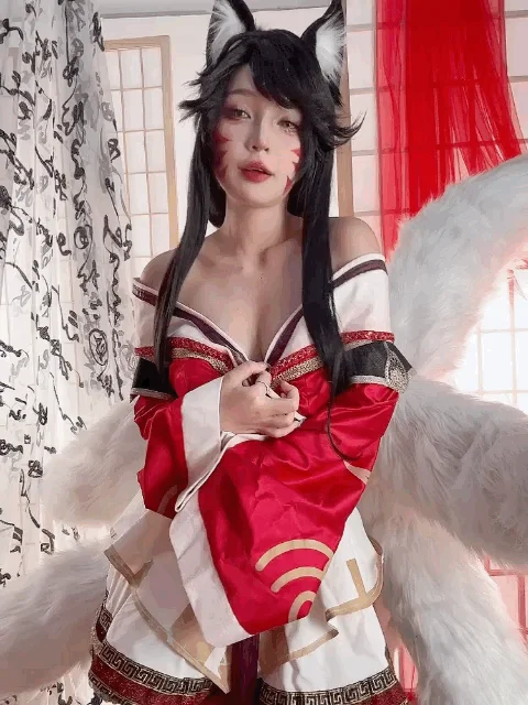 Umeko_J - Ahri-League of Legends  【丝足阁写真】116.webp