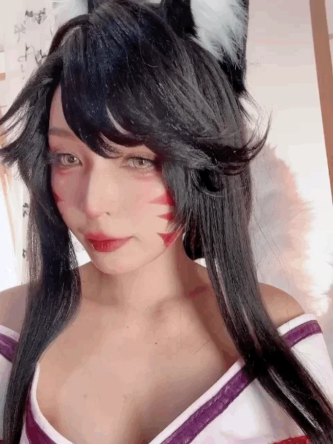 Umeko_J - Ahri-League of Legends  【丝足阁写真】117.webp